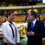 Beyonce rencontre Ban Ki-Moon