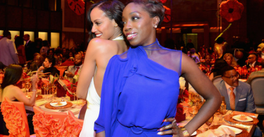 Selita Ebanks and Estelle at BET CEO Debra Lee Diner