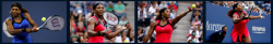 Serena Williams en demi finale US Open 2012 à New York