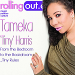 Tameka “Tiny” Harris pose pour “Rolling Out Magazine”