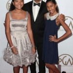 Russell Simmons et ses filles étaient aux Producers Guild Awards 