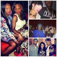 Yandy Smith, Meek Mill, French Montana, Bridget Kelly assistent Tournoi CIAA à Charlotte