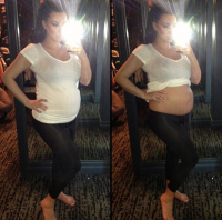 Kim Kardashian veut taire les rumeurs sur sa “fausse” grossesse