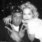 Jay-Z et Rita Ora assistenr à “Mrs. Carter Show” à Londres
