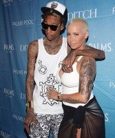 Amber Rose aux côtés de Wiz Khalifa à Palms Resort à Las Vegas