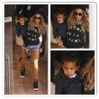 Beyonce s’envole avec Blue Ivy