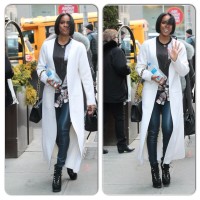 Kelly Rowland en mode coupe courte à SoHo