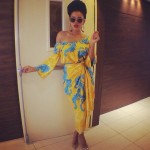 Angela Simmons magnifique en tenue africaine au Nigéria