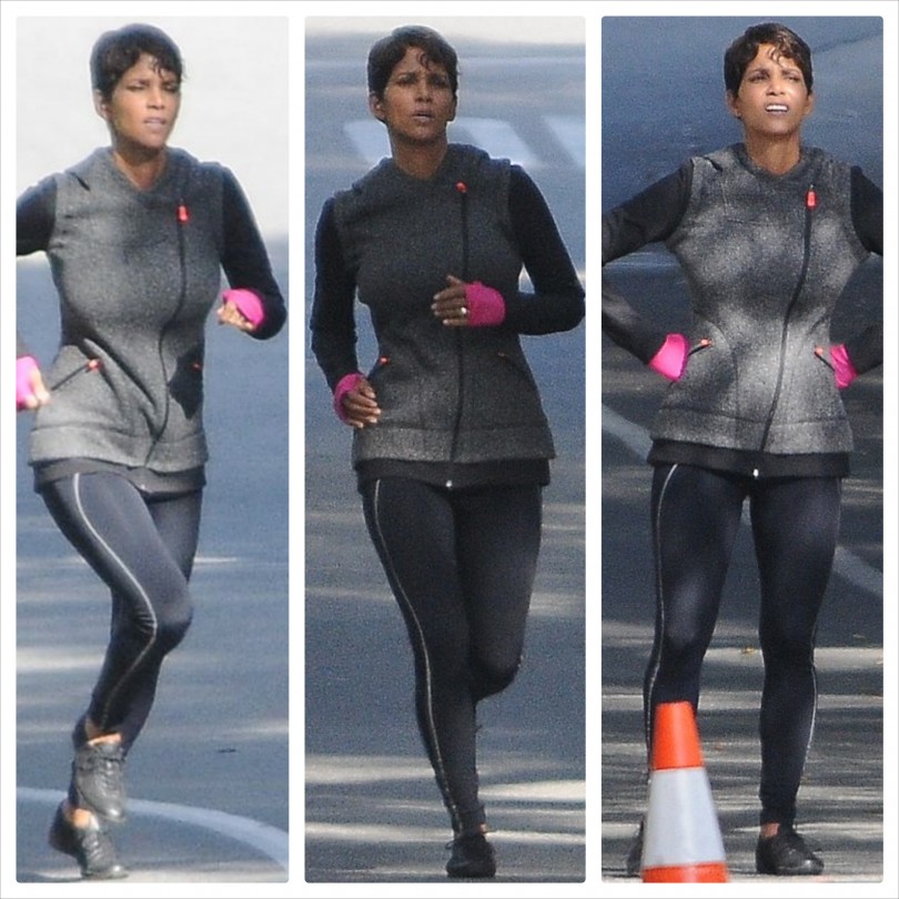 Halle Berry fait son jogging