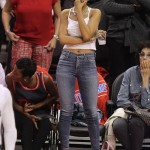 Rihanna a pris une perruque rose de Nicki Minaj pour assister au match des LA Clippers