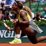 Serena Williams bat son amie pour son premier tour de Roland Garros 2014