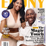 Magic Johnson et sa femme Cookie font la une de Ebony Magazine