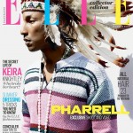 Pharrell Williams fait la couverture de Elle Magazine en Grande-Bretagne