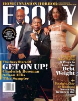 Les membres du casting du film Get On Up font la une de EBONY magazine