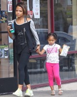 Christina Milian passe du temps avec Violet