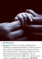 Beyonce célèbre l’arrivée du bébé de Kelly Rowland