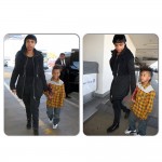 Jennifer Hudson à l’aéroport de Los Angeles avec son fils