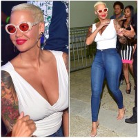 Amber Rose anime la soirée du samedi au Compound Nightclub à Atlanta