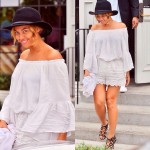Beyonce souriante à la sortie d’un restaurant “vegan”