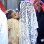 Kim Kardashian et Kanye West baptisent leur fille North West à la façon juive arménienne