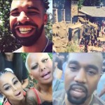 Drake oragnise un barbecue géant avec plusieurs invités sont l’ex couple Amber Rose Kanye West