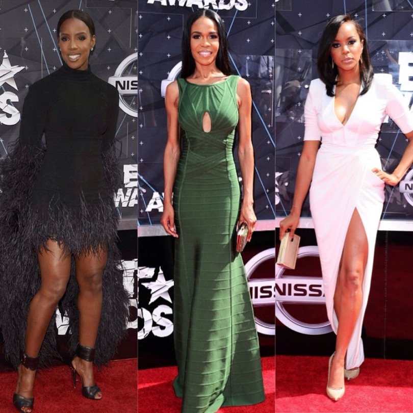 Kelly Rowland, Michelle Williams et LeToya Luckett BET Awards 2015