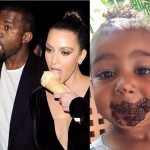 Kim Kardashian, North West et leur fille North West célèbre la journée 