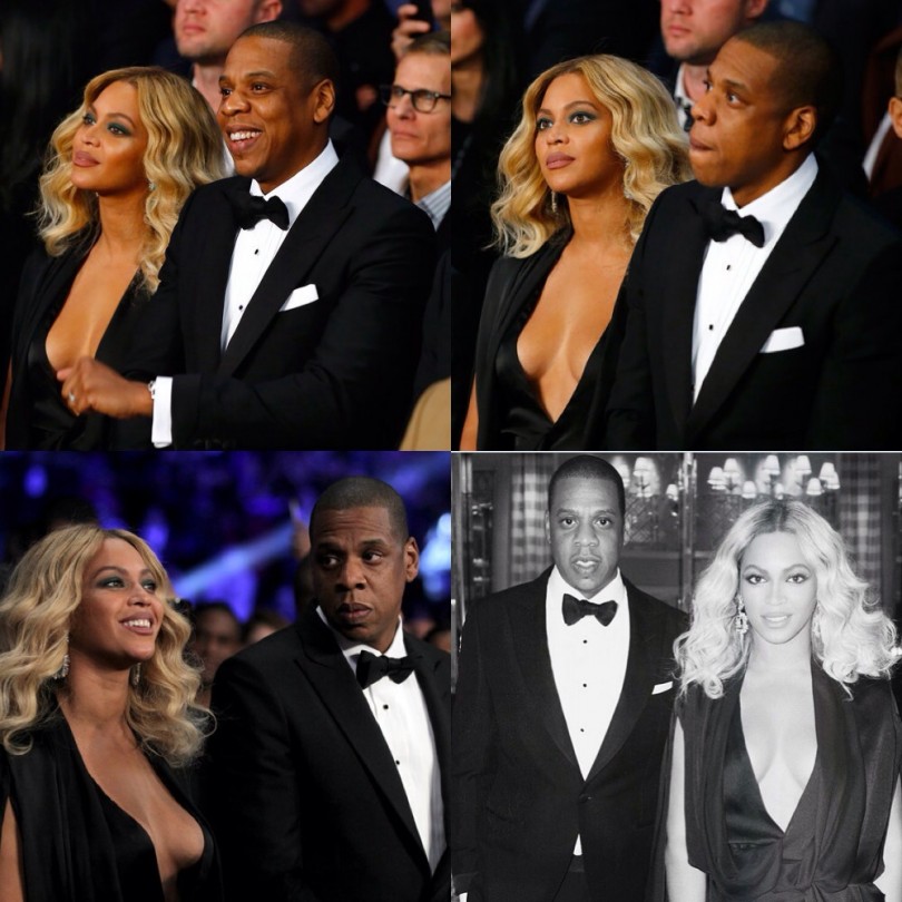 Beyonce et Jay Z assistent à un match de boxe