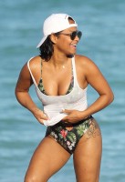 Christina Milian is having a good time with her family in Miami