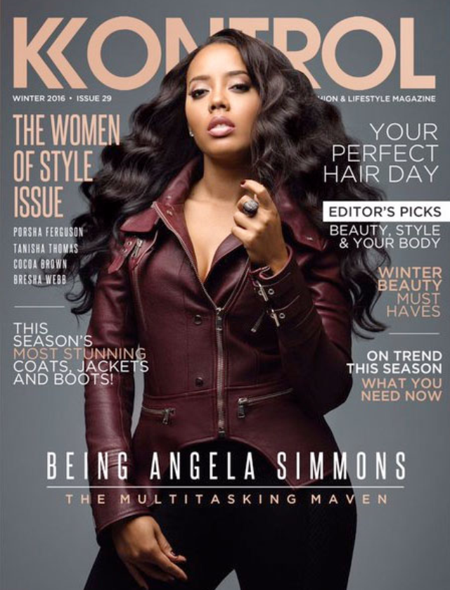 Angela Simmons Kontrol Magazine