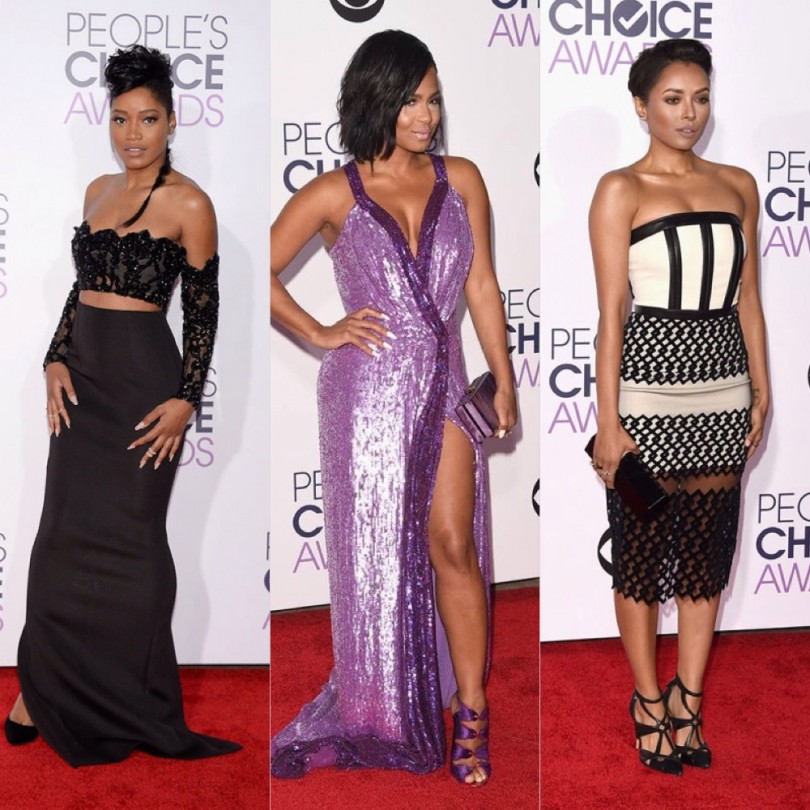 Keke Palmer, Christina Milian, Kat Graham at People's Choices Awards 2016