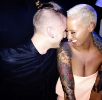 Amber Rose and Machine Gun Kelly