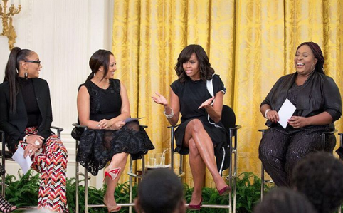 The Real hosts with Michelle Obama