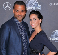 Tony Parker and his wife Axelle Francine