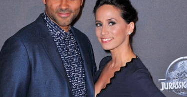 Tony Parker and his wife Axelle Francine