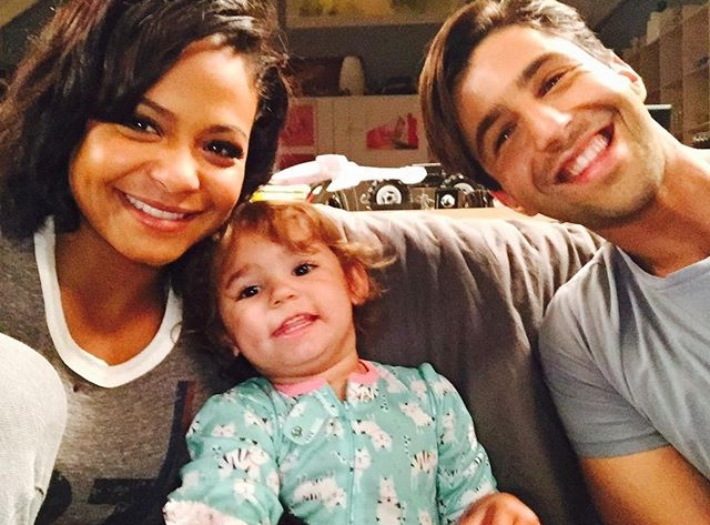 Christina Milian filming Grandfathered serie