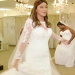 Woman in a man’s body Caitlyn Jenner is modelling in a wedding dress