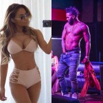 Daphne Joy flaunts her assets on the beach while Jason Derulo acts weird on stage
