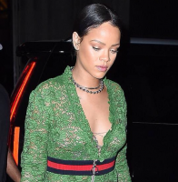Rihanna enjoys a night out in New York City