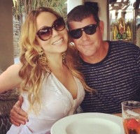 Mariah Carey is having fun with her fiancé and is working on new music