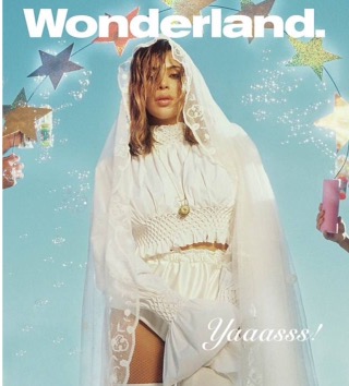Kim Kardashian is the new cover of Wonderland 