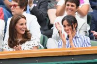 Meghan Markle and Drake showed supporting Serena at Wimbledon 2018