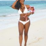 Kenya Moore is a happy mother